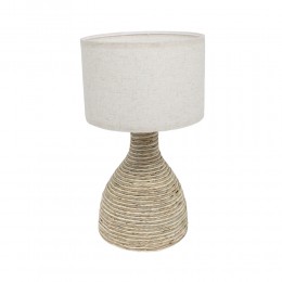 SIKINOS LAMP TABLE ROPE FABRIC NATURAL BEIGE 30x30