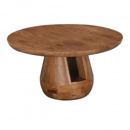 GATE COFFEE TABLE WOOD MANGO NATURAL 80x80xH40cm IN