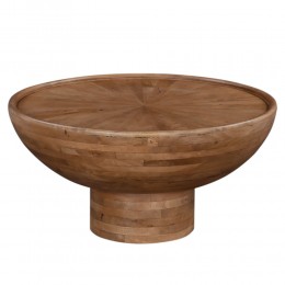 MOSI COFFEE TABLE WOOD MANGO NATURAL 80x80xH40cm IN