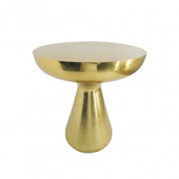 KALEB SIDE TABLE ALUMINIUM GOLD 40,75x40,75xH45,75cm IN