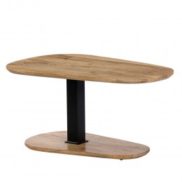 LEVEL COFFEE TABLE WOOD MANGO NATURAL METAL BLACK 95x65xH48cm IN