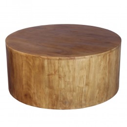 TULUM COFFEE TABLE WOOD ACACIA NATURAL 80x80xH35cm IN