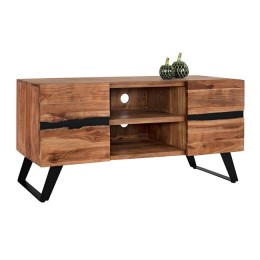 TV Furniture HM8174 Alicia Solid acacia wood Natural 130x43.5x66.5