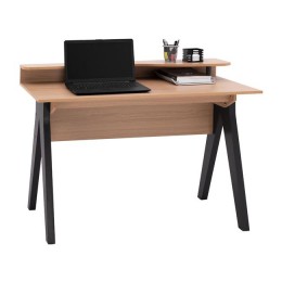 Desk Chanelle 120x59x85,5cm Natural with Black HM8649