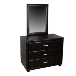 Dressing Table with Mirror Jazz PU Brown HM534.01 97x53.5x159cm