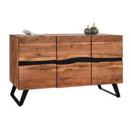 Buffet HM8173 Alicia from Solid acacia Wood natural 148x43.5x86cm