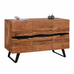 Buffet with 3 drawers Alicia from solid acacia wood HM8475 148X43,5X86cm