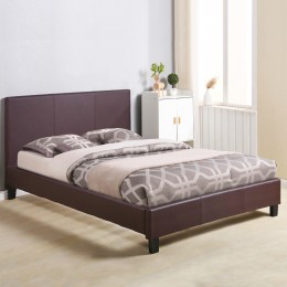 Bed Becca with Brown PU HM553.02 150x200