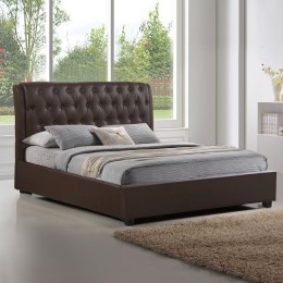 Bed Odalys with Brown PU HM549.02 150x200 cm