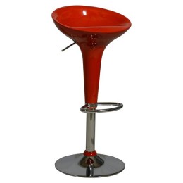 Bar Stool Daisy HM200.04 Gas Lift in red color  44x38x78cm