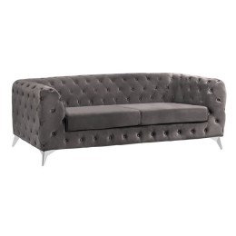 Sofa 3 Seater Albert T.Chesterfield Grey Velvet HM3128.10 224x88x74