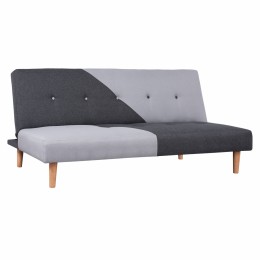 Sofa Bed Saxon HM3155 Dark Grey & Light Grey Fabric 178x87x78cm