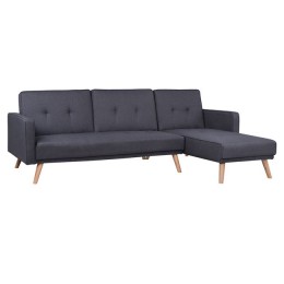 Reversible Corner Sofa Bed Talia HM3153 Grey Fabric 269x152x87cm
