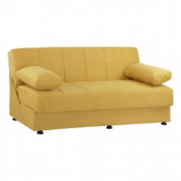 Sofa Bed Velvet Gold 3 Seater EGE 1215 HM3067.08 192x74x82cm