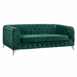 Sofa 3 Seater Albert T. Chesterfield Cypress Green Velvet HM3128.03 224x90x72cm