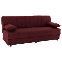 ANDRI HM3239.06, SOFA-BED, 3 SEATER, RED FABRIC