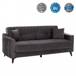 HM3247.01,PORTMAN 3-seater sofa-bed, grey, 210x80x87