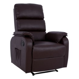 Armchair Comfort Relax with massage mechanism HM8316.02 Brown PU 78x97x97 cm
