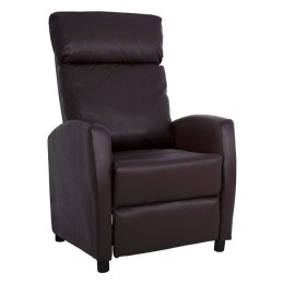 Armchair Comfort Relax with mechanism HM8319.02 Brown PU 67x94x103 cm