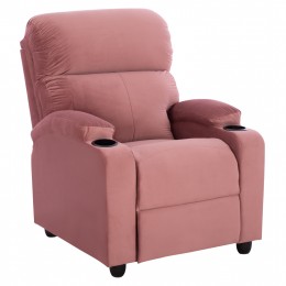 HM0122.12 armchair relax, dusty pink velvet, recline mechanism, 80x95x103