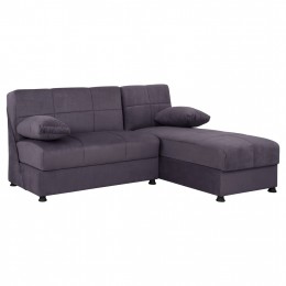 Corner Sofa with 2 Storage Spaces HM3134.03 Ege Grey 188x145x84