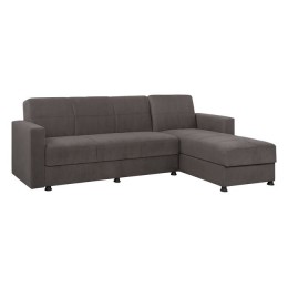 Corner Sofa with 2 Storage Spaces HM3135.03 Dimos New Grey 250x150x80cm