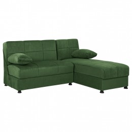 Corner Sofa with 2 Storage Spaces HM3134.07 Ege Cypress Green 188x145x84cm