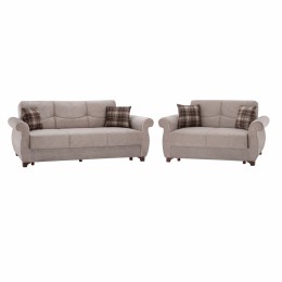 Set Living Room 2 pieces 3Seater & 2Seater Sofa Milas HM3068.12
