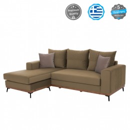 PORTOFINO corner sofa, beige color, high leg