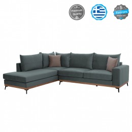MESINA corner sofa, mint, high leg, 2pcs, left corner
