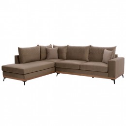 HM3253.03L MESINA corner sofa, beige, high leg, 2pcs, left corner