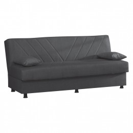 SOFA BED 3-SEATER ANDRE HM3271.03 ANTHRACITE FABRIC 193x82x81Hcm.