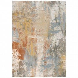 JOSIANE,HM7675.14,160X230cm,pale multicolored rug, fringes