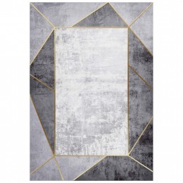 HM7675.23 160X230cm, grey-white carpet, JOSIANE, FRINGES