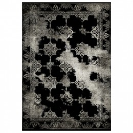 JOSIANE, black area rug, HM7676.17 80x150cm