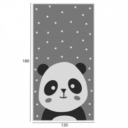 HM7679.14 120Χ180cm, kids rug with panda, fringes