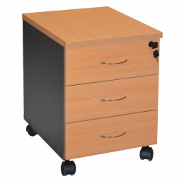 Professional office drawer HM2011.01 oak with 3 drawers 38X48X53cm