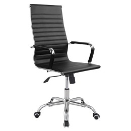 Manager's Office chair HM1059.01 Black PU Boss with chromed base 54x70x113,5 cm