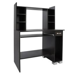 Office for computer with bookcase Zebrano HM2039.01 100x55x136cm