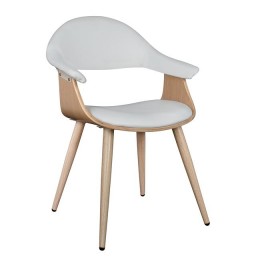 Conference armchair Superior Pro HM1111.02 sonama/white color