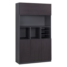 Professional office library Rosewood HM2088 120x40x200cm