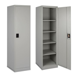 Metallic Wardrobe 50Χ45Χ181 with 4 shelves 1Door HM5117