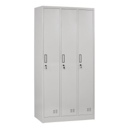 Metallic Wear with 3 Cabinets & Locker HM5634 90x45x185cm