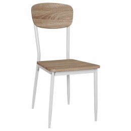 Dining chair sonama with white legs HM8373.02 39,5x49,5x87 cm