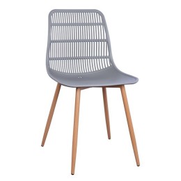 Giosseta Polypropylene Chair 46X51X84Ycm Gray with Metal Legs HM8513.02