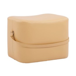 Stool Beate with PU in Apricot color HM8630.89 50x34x35cm