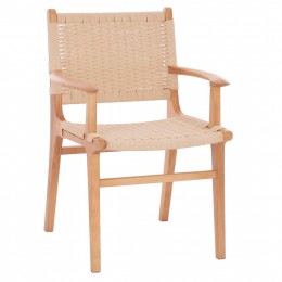 HM9331.01 armchair IGNACIO, wooden, rope-knitted, 69X59X86