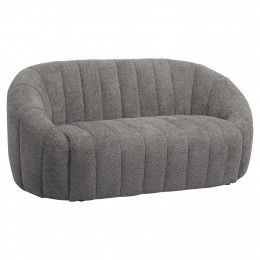 SOFA 2-SEATER MOBY HM9595.01 GREY BOUCLE FABRIC 148x83x66Hcm.
