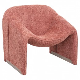 ARMCHAIR SPINER HM9599.02 PINK BOUCLE FABRIC 81x64x74Hcm.