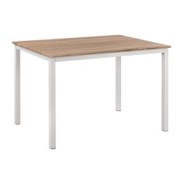 Dining Table 110x70x76 Sonama with white legs HM8332.02